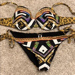Women Versace 2 piece bikini
